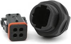 1set 132004-001/132004-000 Electronic Component 4Pin Male/Female Round ITT Series Automotive Connector Additional Terminal(Terminal)