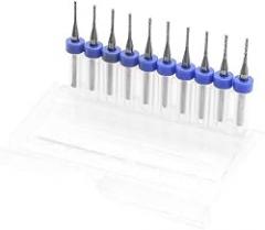10pcs PCB milling Cutter 1.5mm Fish Tail milling Cutter Corn milling Cutter Tungsten Carbide Mini end Mill Engraving CNC