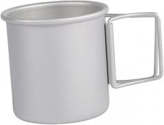 Milisten Portable Foldable Aluminum Alloy Camping Cup Ultra-Lightweight Drinking Mug for Outdoor Adventures Travel and Hiking