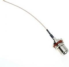 IPX IPEX UFL U.FL to N Female Nut Bulkhead Straight Connector RG178 Cable Pigtail Coaxial M/i/ni PCI W/i/Fi WLAN(20cm)