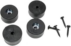 Penn Elcom 4 Amp Case Rubber Feet/Speaker Foot Bumper 1 1/2