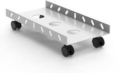 Computer Stand Pc Stand Desktop Computer CPU Host Bracket Mobile Belt Wheel Heightened Storage Chassis Base Host Drag Tray Pulley Shelf Computer Tower Stand Printer Stand(A)