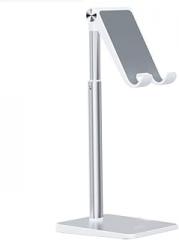 HBJWOV Desktop Mobile Phone Holder Stand for Adjustable Metal Tablet Foldable Table Cell Phone Stand Holder(White-Fruit peach5)