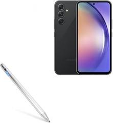BoxWave Stylus Pen Compatible with Samsung Galaxy A54 5G - AccuPoint Active Stylus, Electronic Stylus with Ultra Fine Tip - Metallic Silver