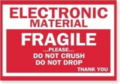 SmartSign Electronic Material - Fragile Do Not Crush Labels | 3