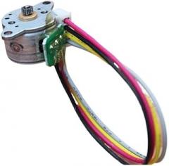 15BY Stepper Stepping Electronic Starter 2-Phase 4-Wire 18 Degree 20 Ohms with 19 Teeth 0.15 Modulus Copper Gear