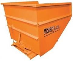 Self Dumping Hopper, 5000 lb., Orange