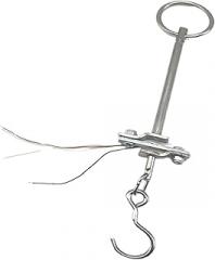 Load Cell, 2pcs Tension Load Cell 50kg with Hooks Sensor Hook Portable Scale Electronic Weight Pressure Microcontroller