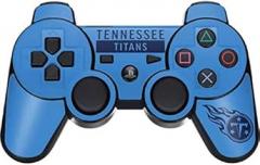 Skinit Decal Gaming Skin Compatible with PS3 Dual Shock Wireless Controller - Officially Licensed NFL Tennessee Titans Blue Performance Series Design
