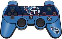 Skinit Decal Gaming Skin Compatible with PS3 Dual Shock Wireless Controller - Officially Licensed NFL Tennessee Titans Zone Block Design