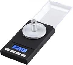 100g Mini Electronic Jewelry Scale Accurate Digital Packet Scale for and Jewelry with Calibration Weights Black Compact and Portable Design Easy to Read LCD Display