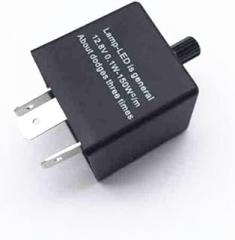 3 Pin Adjustable Electronic LED Flasher Relay for Car Turn Signal Blinker Light