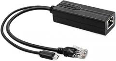 High Efficiency POE Splitter 48V to 5V USB Power Adapter for Electronics
