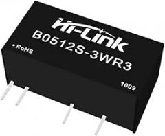 10pcs/lot B0512S-3WR3 Small Size 3W 5V to 12V 250mA DC DC Converter Non-reglated Power Supply Module Smart Electronic