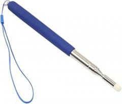 VILLCASE Telescopic Pointer for Teachers Retractable Electronic Screen Stylus Stainless Steel Multimedia Teaching Tool Blue