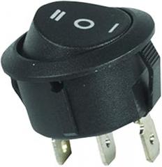 SRJ23A3BBBNN - Rocker Switch SPDT Black 20 A On-On Panel Mount Non Illuminated-6pack