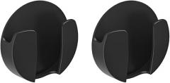 Holicfun Adhesive Wall Mount for Ring Indoor Cam Plus and Indoor Cam (2nd Gen), 2-Pack, Black