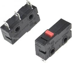 Without Lever | 10Pcs Kw12 Mini Micro Swtich Roller Lever Arm Normally Open Close Stroke Limit Switch 3A 250V Ac 5A 125V Putton Swtich Nc-No-C New 2026 High for Reliable Electronic Component