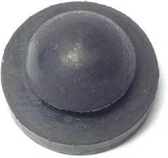 Bumper, Rubber, Black, 23/64