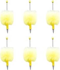 6Pcs Beadable Ballpoint Pen Ball Ballpoint Pen Write Smoothly Novelty Writing Pen for Student Kld Game Reward New 2026 High for Reliable Electronic Component, Precision, Stable Performance