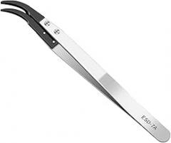 Interchangeable Head Anti-Static Tweezers Stainless Steel Anti-Static Model Making Industrial Electronic Repair