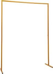 Wedding Arch Stand with Bases 6.6 * 4.9ft Square Garden Arch Metal Abor for Weddings Party Event Decoration Yellow