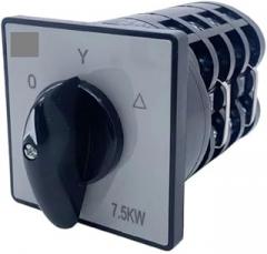 Star Delta Rotary Cam Switch Start Dual Speed Electronic Starter High and Low Switching 40A Transfer HZ5-40/7.5KW M07