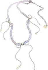 2pcs Ceiling Fan Pull Chain Strong Bearing & Rustproof Beaded Extension Chains with 4 Connectors for Ceiling Fan Light Ceiling Fan Pull Chain Extension Pull Chain String Extension Ceiling Fan Ceiling