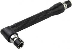 L-Type Hexagon Screwdriver Bit with 90 Degree Double-End Handle 6.35mm Socket Wrench Tool for Furniture Assembly Electronics Repair DIY Projects, 1/4 Inch Steel Bit Set(1pc)