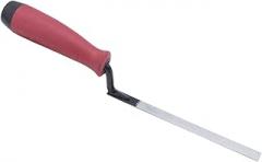 QLT By MARSHALLTOWN Tuck Pointers, Soft Grip Handle, 6 3/4 x 1/2 Inch, Mortar Repair, Masonry, TPSG655