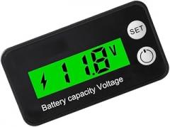 DC 8-100V Digital LCD Voltmeter with Reverse Polarity Protection, Low Voltage Alarm, for Industrial Test Measurement and DIY Electronics Projects