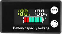 DC 8-100V LCD Display Battreriy Capacity Indicator VoltTrackier Metier-Thitium Ion LiFePO4 Battreriy Power Indicator Trackier Metier with Alarrm New 2026 High for Reliable Electronic Component