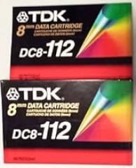 TDK DC8-112 New Sealed 8mm 2.5 GB DC8-112 Media Data Tape Cartridge (DC8112), New