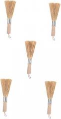 HEALLILY 5pcs Handle Pot Brush Kitchen Scrubber for Easy Cleaning of Pots Pans and Versatile Dish Brush for Effortless Dishwashing and Scrubbing