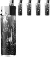 Vintage Witchcraft Witch Set of 5 Lighters S2 Electronic Refillable Flame Cigarette Smoking