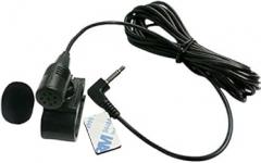 Car Stereo Microphone 3.5mm External Mic Compatible for Boss Corehan Power Acoustik Kenwood JVC Sony Jensen Alpine Car Stereo CD DVD Player Radio Navigation BT with Clip Mount