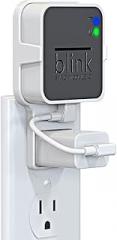 Outlet Wall Mount for Blink Sync Module 2, Mount Bracket Holder for Blink Outdoor Camera Home Security Camera with Easy Mount Short Cable and No Messy Wires or Screws