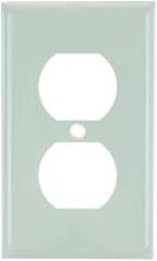 B3166769 Sunlite Duplex Switch Cover Plate - 1-Gang - Almond - Pack of 12