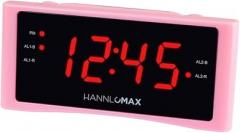 HANNLOMAX HX-151CR Alarm Clock Radio, PLL AM/FM Radio, Dual Alarm, 1.2