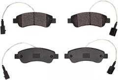 KarParts360 For Ram ProMaster 1500/2500/3500 2014-2021 Brake Pads | Electronic Pad Wear Sensor | 49.3 Millimeters / 1.94 Inches Inner Pad Height | 49.3 Millimeters / 1.94 Inches Outer Pad Height