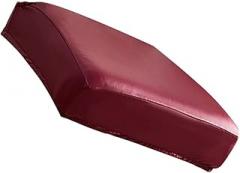 Milisten Waterproof Pu Chair Cover Elastic Thickened Non-Slip Dining Chair Slipcover Burgundy Stretchable Seat Protector for Residential and Hospitality Use
