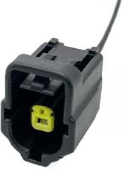 Connector 1Pin 1.8 Series Auto Oil Pressure Sensor Female Socket Car Electronic Connector Wire Harness 184042-1 (Color : 1P Wire Harness, Size : 1 Pc with 15cm 18AWG)