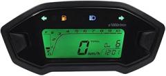 Speedometer Odometer Meter 10000RPM Motorcycle Digital Tachometer Adjustable Dash Electronic Speedometer Odometer Motor Dashboard Instrumentation Panel