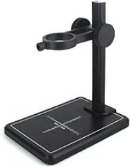 Aluminum Alloy Microscope Stand Portable Up and Down Adjustable Manual Focus Digital USB Electronic Microscope Holder Stand (Color : Plastic Stand)