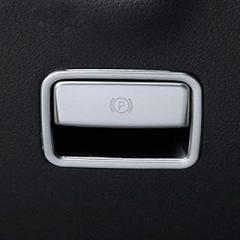 Electronic Handbrake Cover for GL X166 GLS X166,Interior Center Console Parking Brake Button Cover for Mercedes-Benz GL X166 GLS X166 Accessories 2013-2019,Stainless