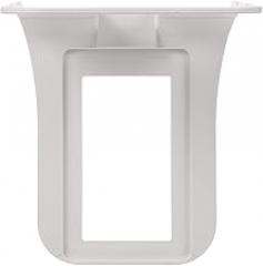 Cabilock 1pc Detachable Wall Outlet Shelf Extender for Cable Management Easy Installation Suitable for Kitchen Bathroom Bedroom White