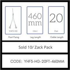 GRIPPLE No. 3 x 20' Y-Toggle Hangers (YHF3-HG-20FT-460MM) Pack of 10, USA Made