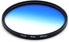 37/40.5/43/46/49/52/55/58/62/67/72/77/82mm Graduated Color Filters Gradual Color Neutral Density Camera Lens Filter Red Orange Yellow Green Blue Purple Grey Graduated Color Filters (Blue,82mm)