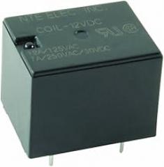 NTE Electronics R46-5D3-48 Series R46 General Purpose DC Mount Relay, SPDT Contact Arrangement, 5 Amp, 48VDC