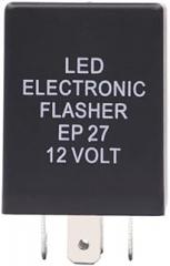 5 Pin EP27 FL27 Electronic Flasher Relay for Car Vehicle LED Turn Signal Light Bulbs Hyper Blink Flash Fix